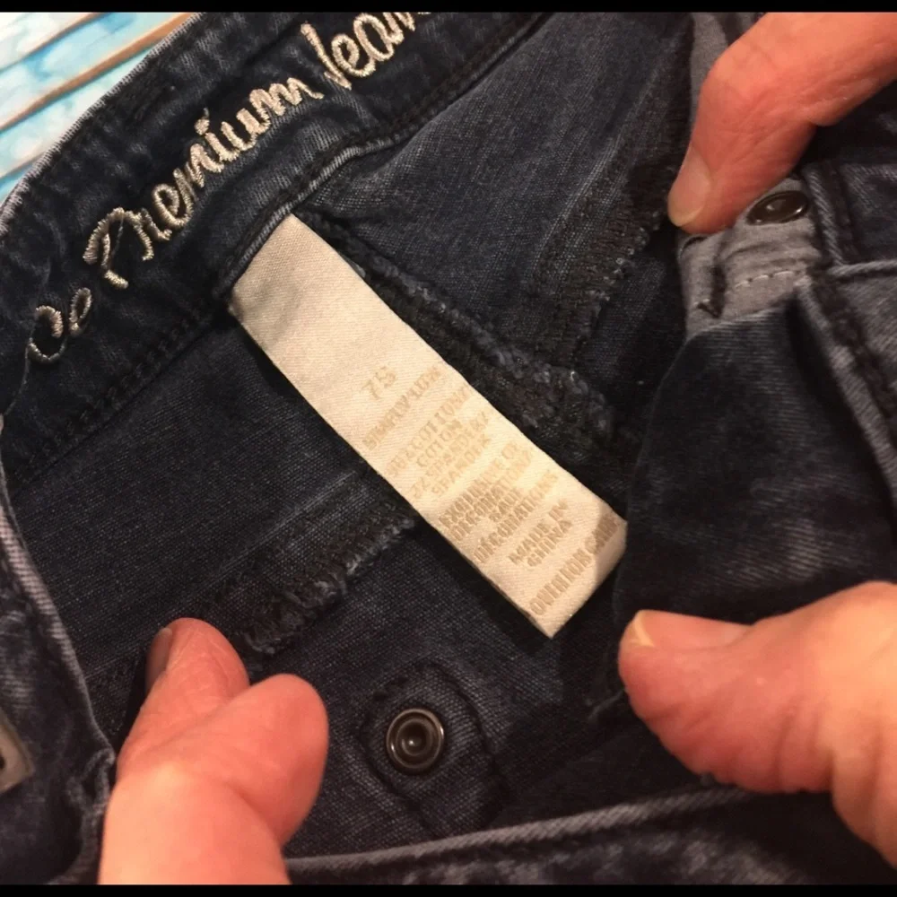 Justice‎ 7S Girls Jeans with Pearls - 4007*